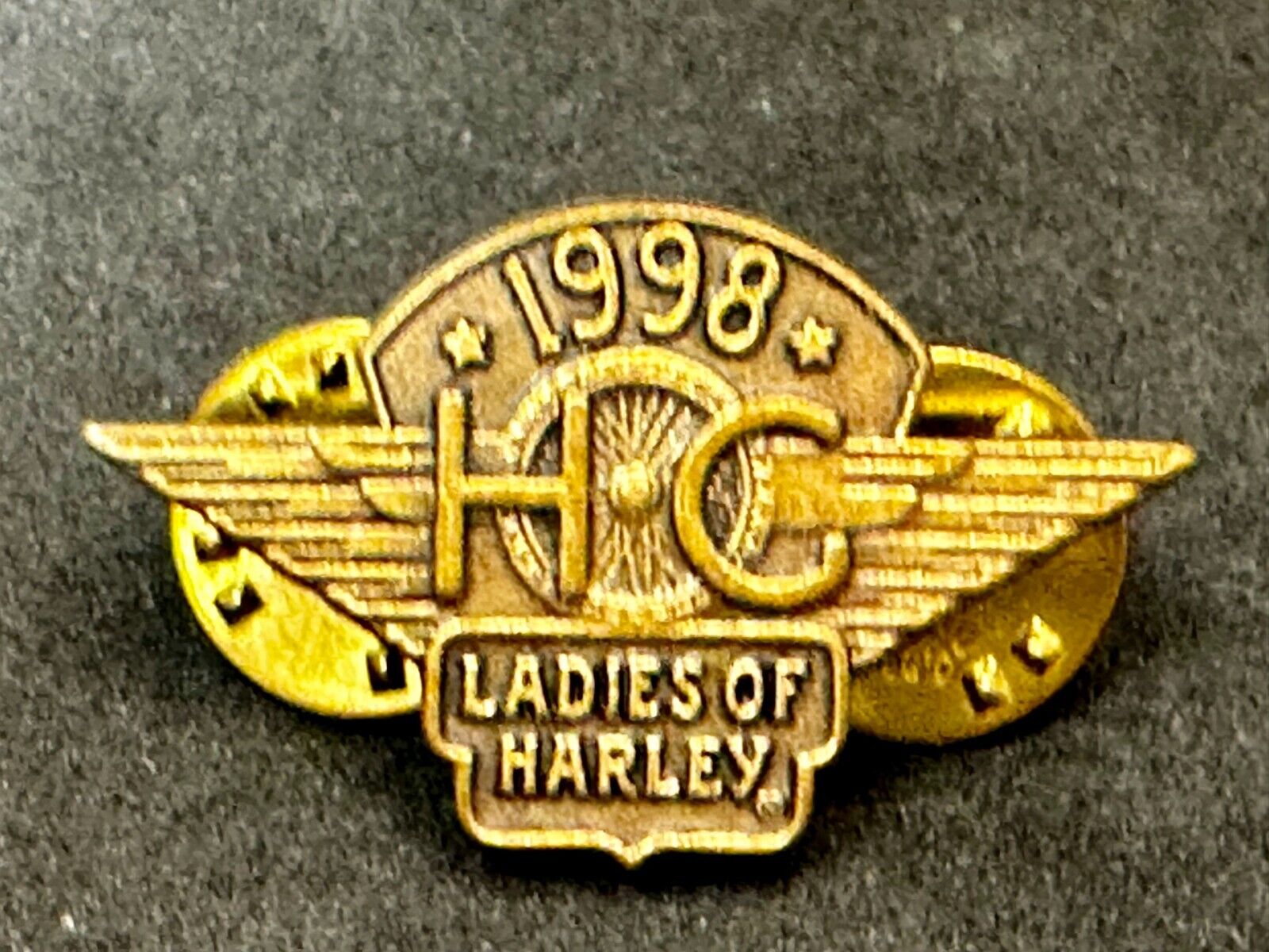1998 Ladies of Harley Davidson Owners Group HOG Pin for Jacket or Vest
