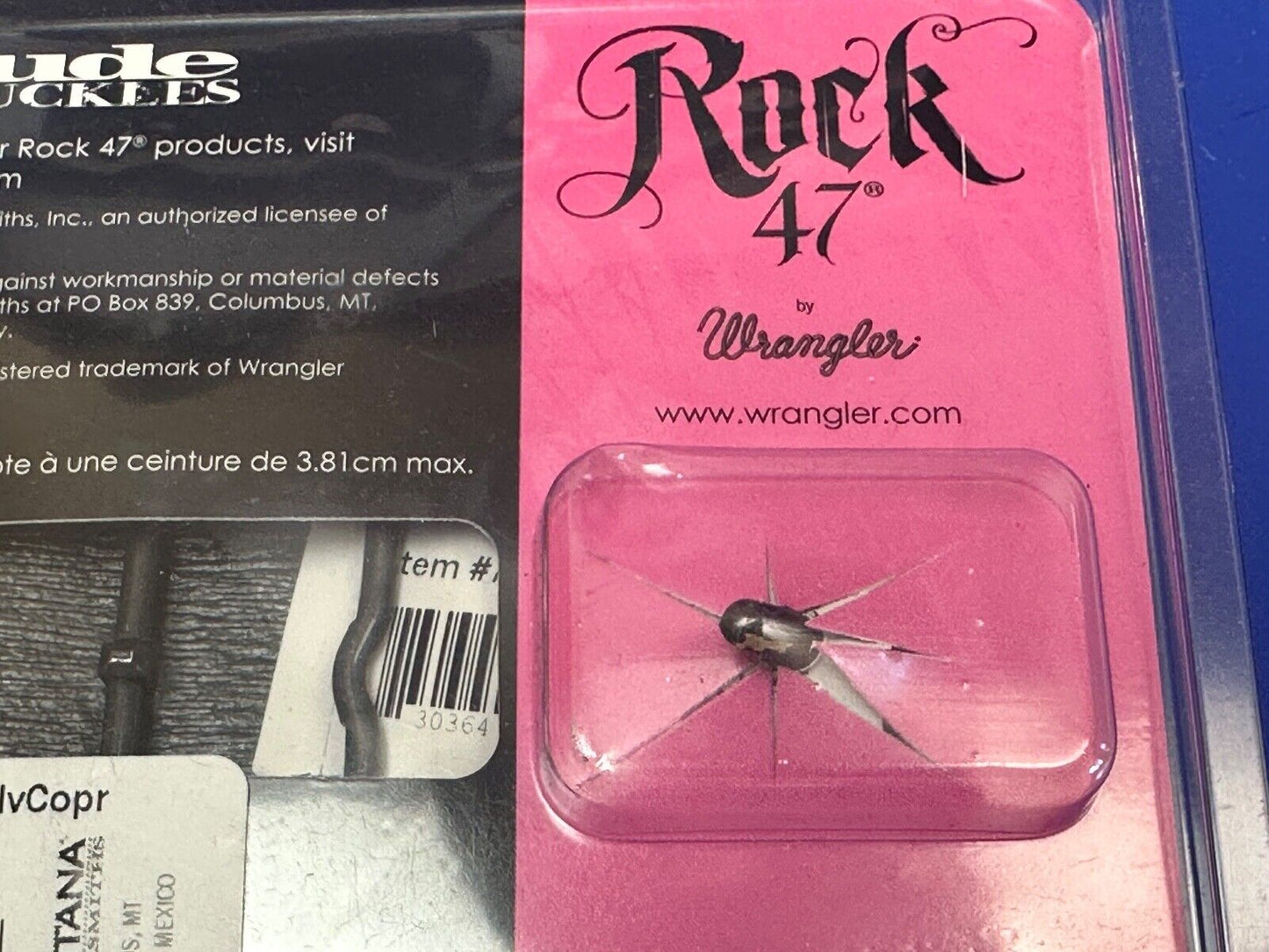 AB Concho Rock 47 Wrangler   - NOS  Attitude #A444CR Montana Silversmiths