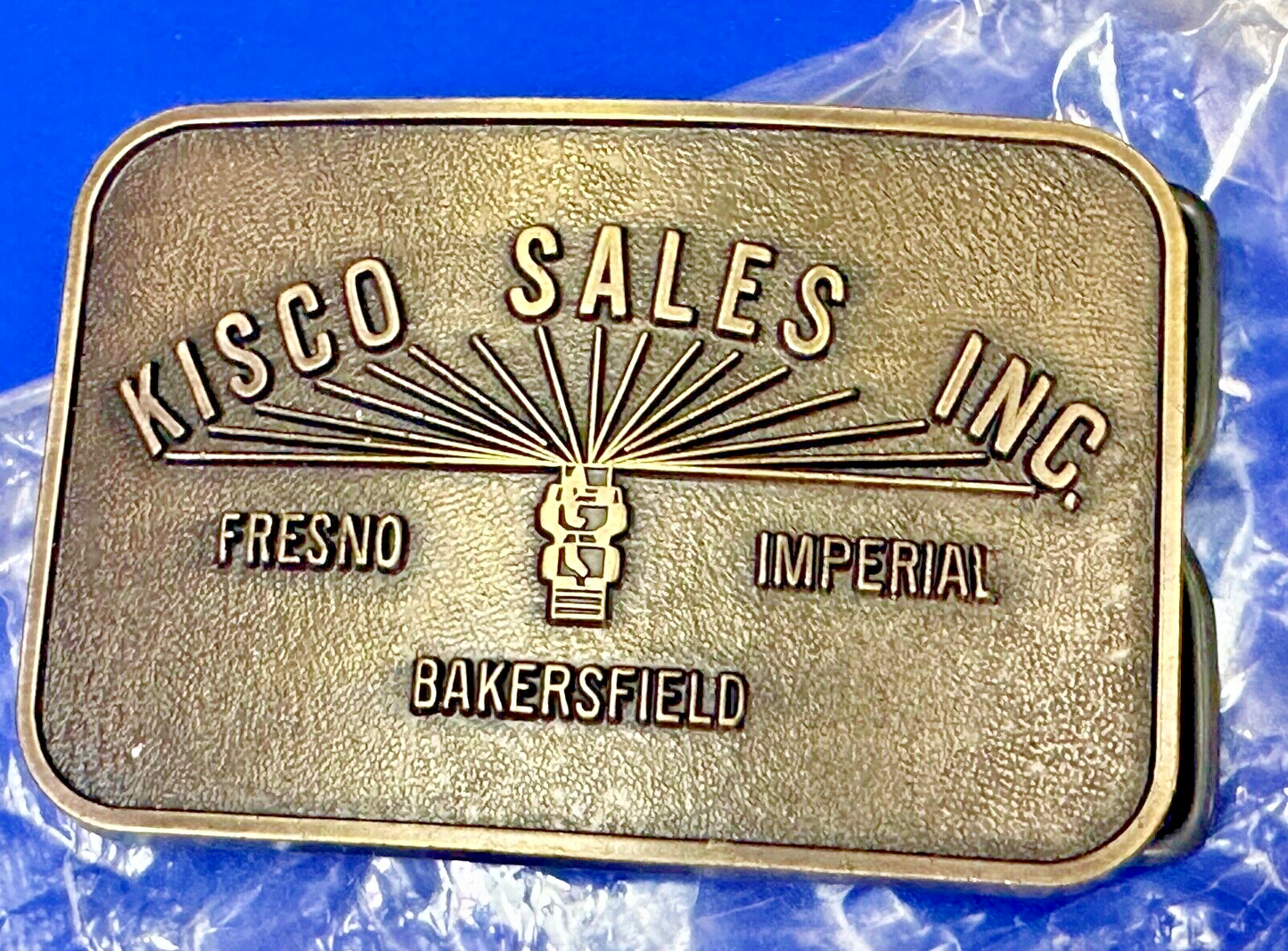 Cisco Sales Inc - California Co Fresno Bakersfield Imperial NOS Belt Buckle