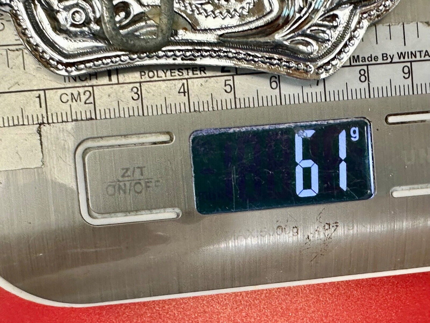 Two Tone Bucking Bronc Bronco Saddle Horse Rodeo vintage belt buckle