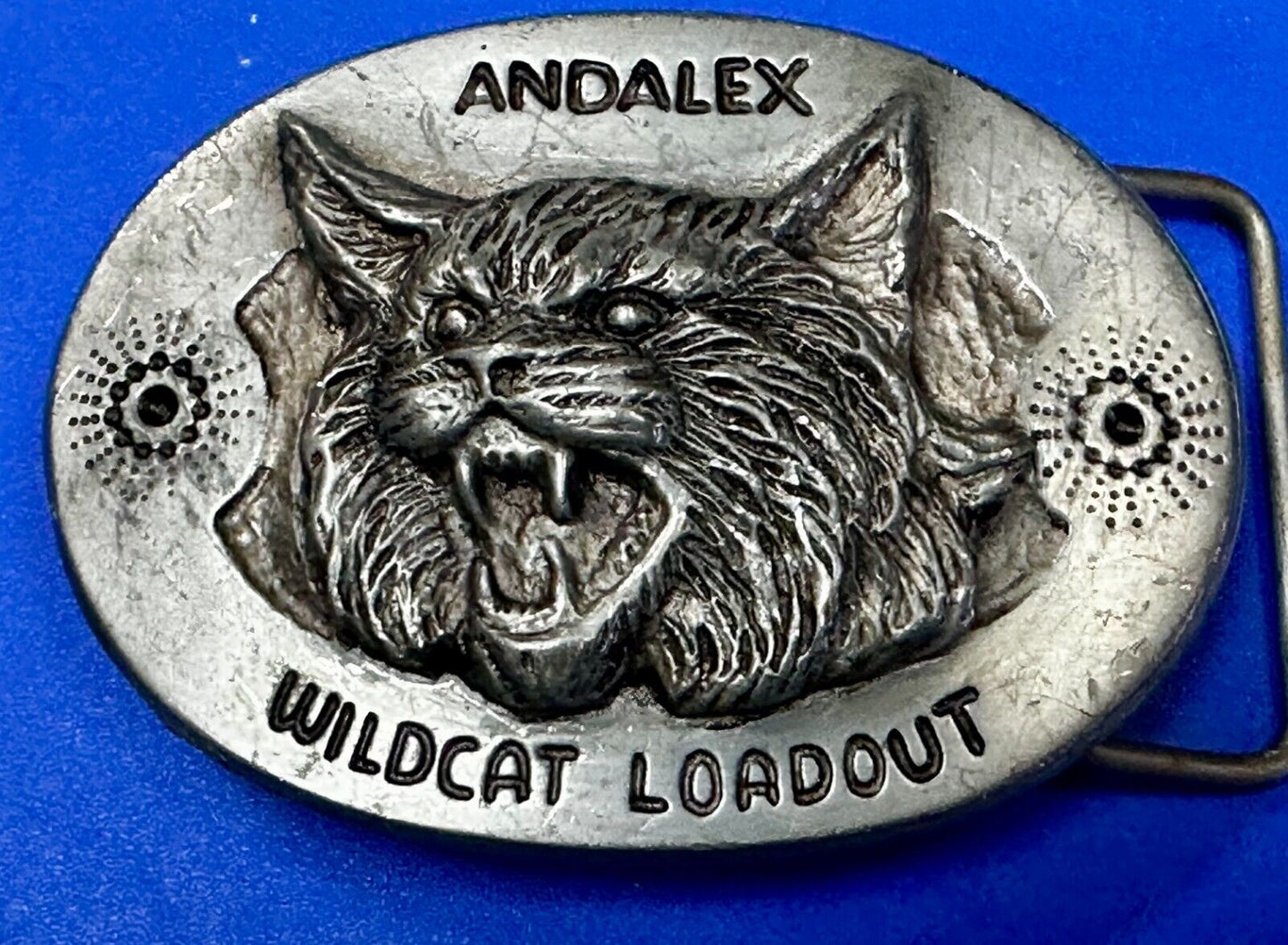 Andalex Wildcat Loadout Vintage Belt Buckle by Sculpture Artist Gary Frazen