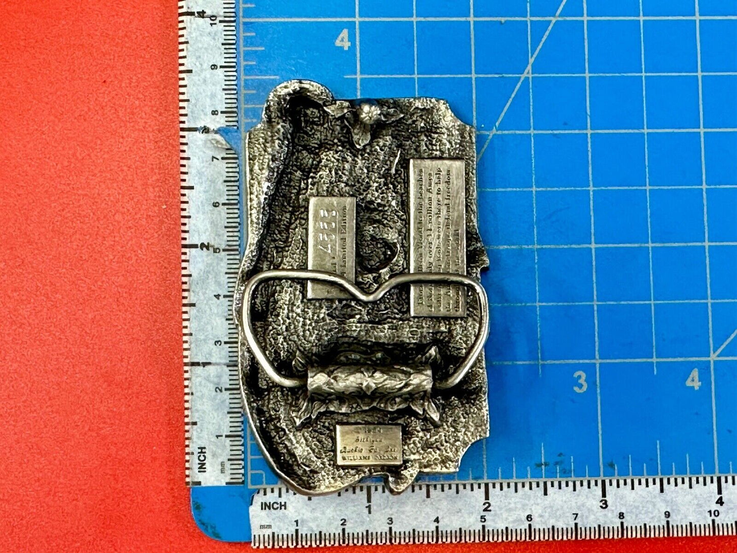 Ames Tools Fights for Freedom 1984 Siskiyou Belt Buckle Lawn & garden supply Co
