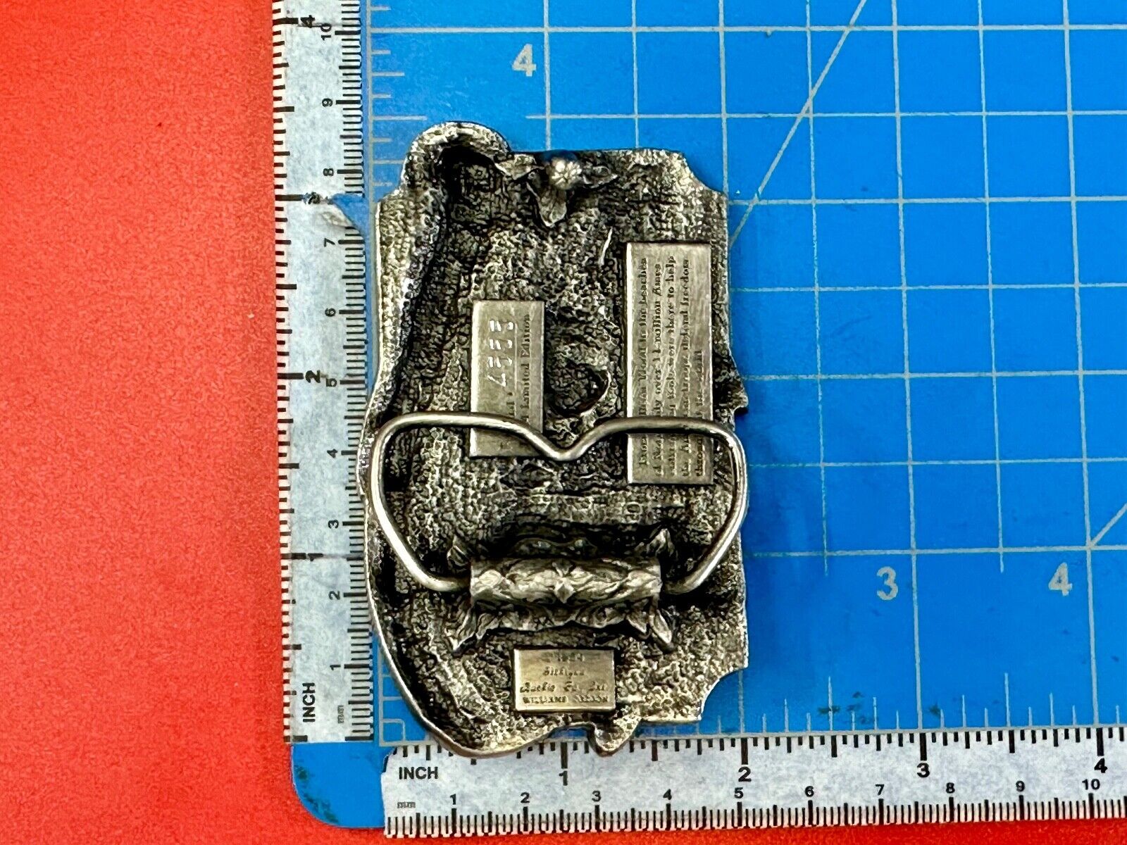 Ames Tools Fights for Freedom 1984 Siskiyou Belt Buckle Lawn & garden supply Co