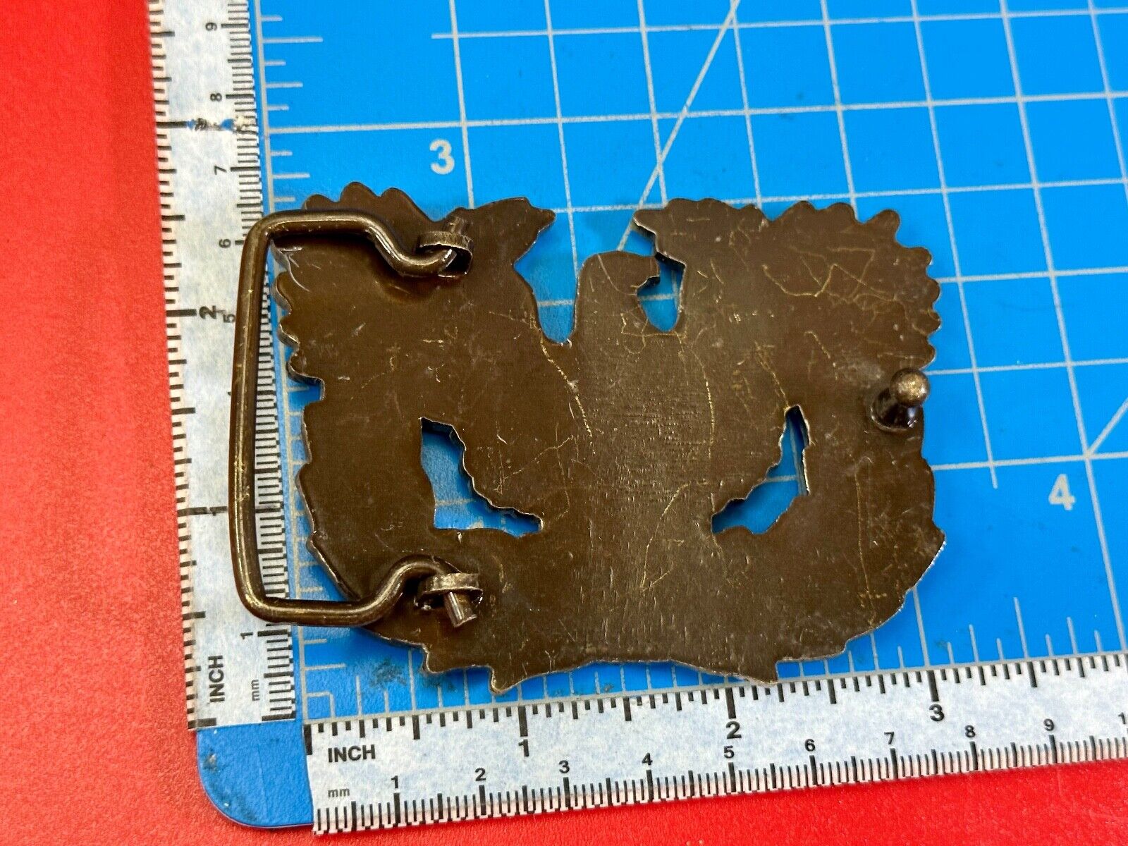 All American Emblem - Majestic Eagle, Arrows, Olive Branch cutout belt buckle