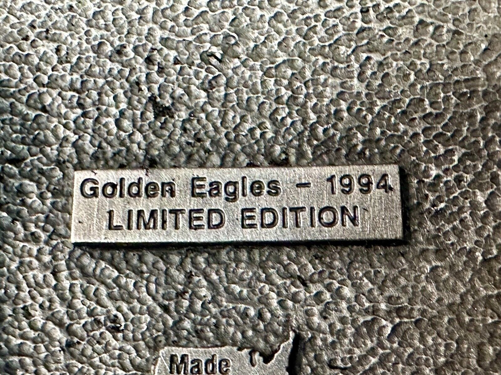 1994 NRA Golden Eagles National Rifle Association Limited Belt Buckle in box