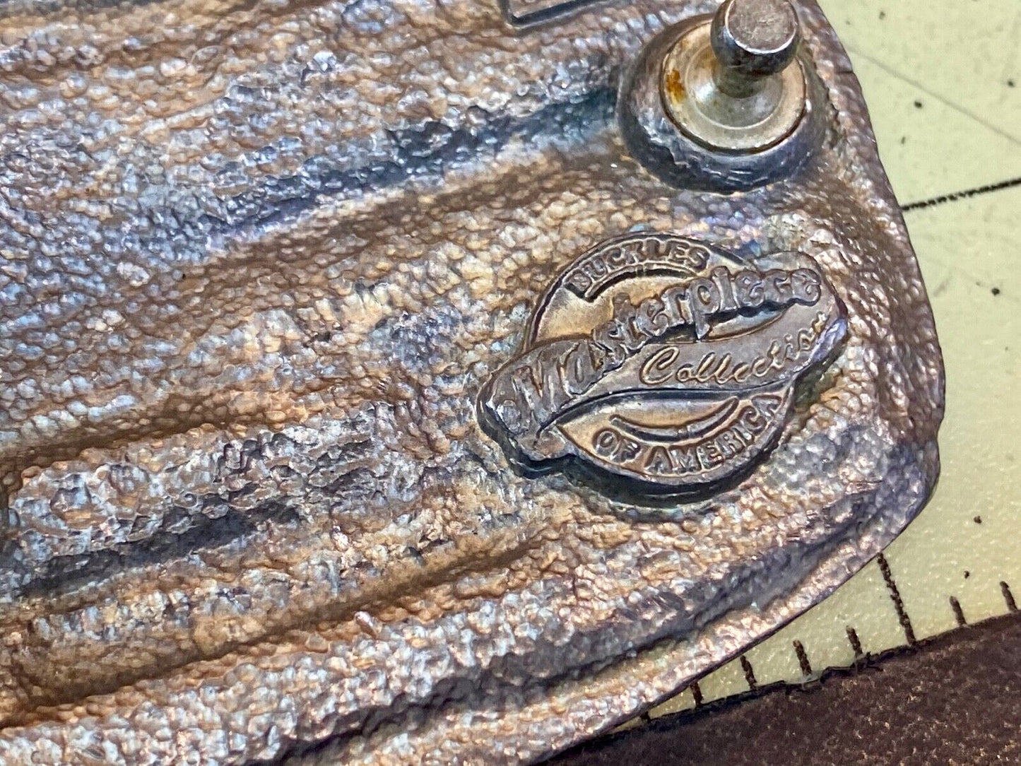 Vintage  -Buckles Of America Masterpiece  Country Music - Guitar Belt Buckle 