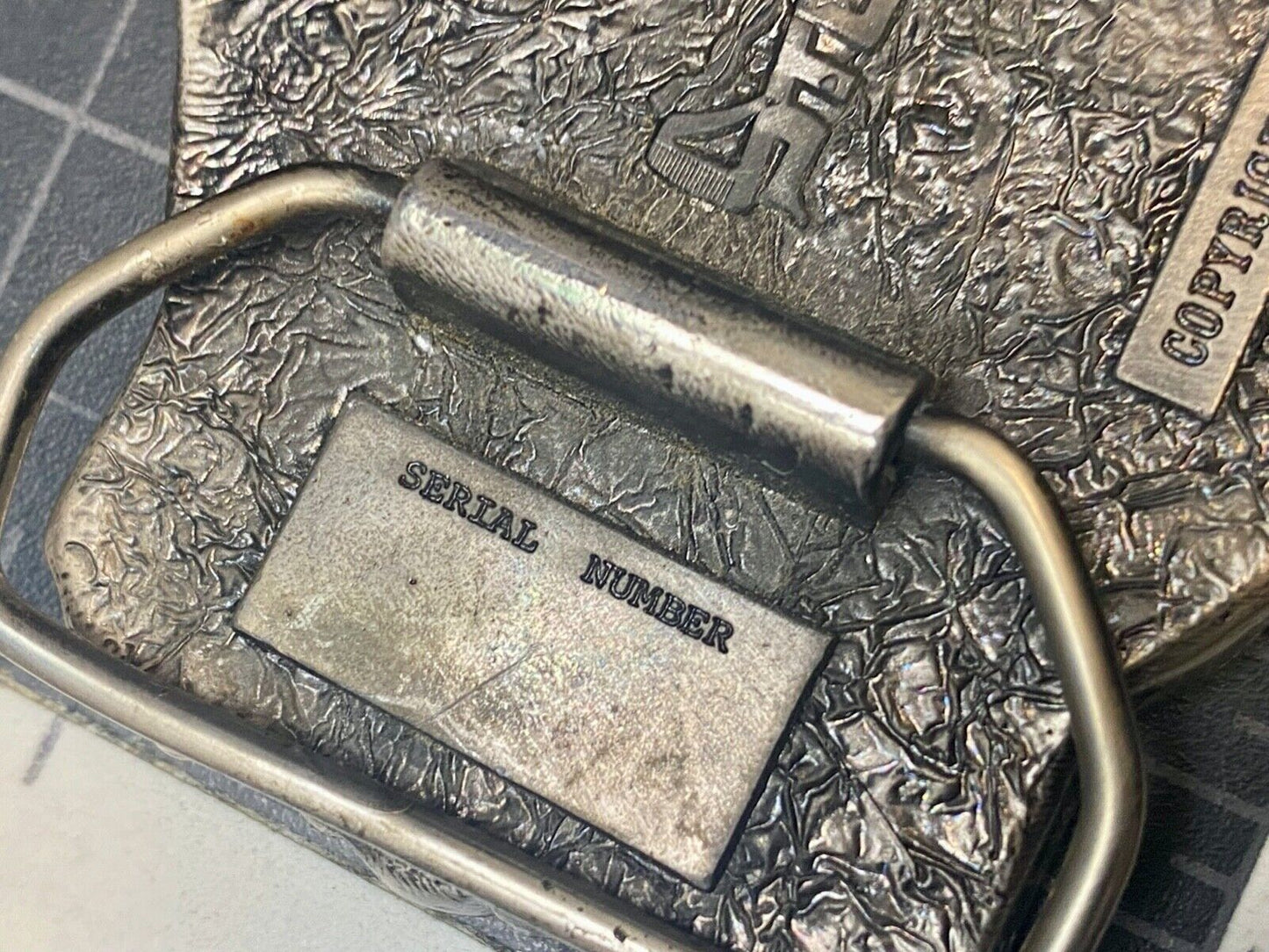 Amazing - Hunting Diving Flying American Eagle Belt Buckle - Vintage 1979 Studio