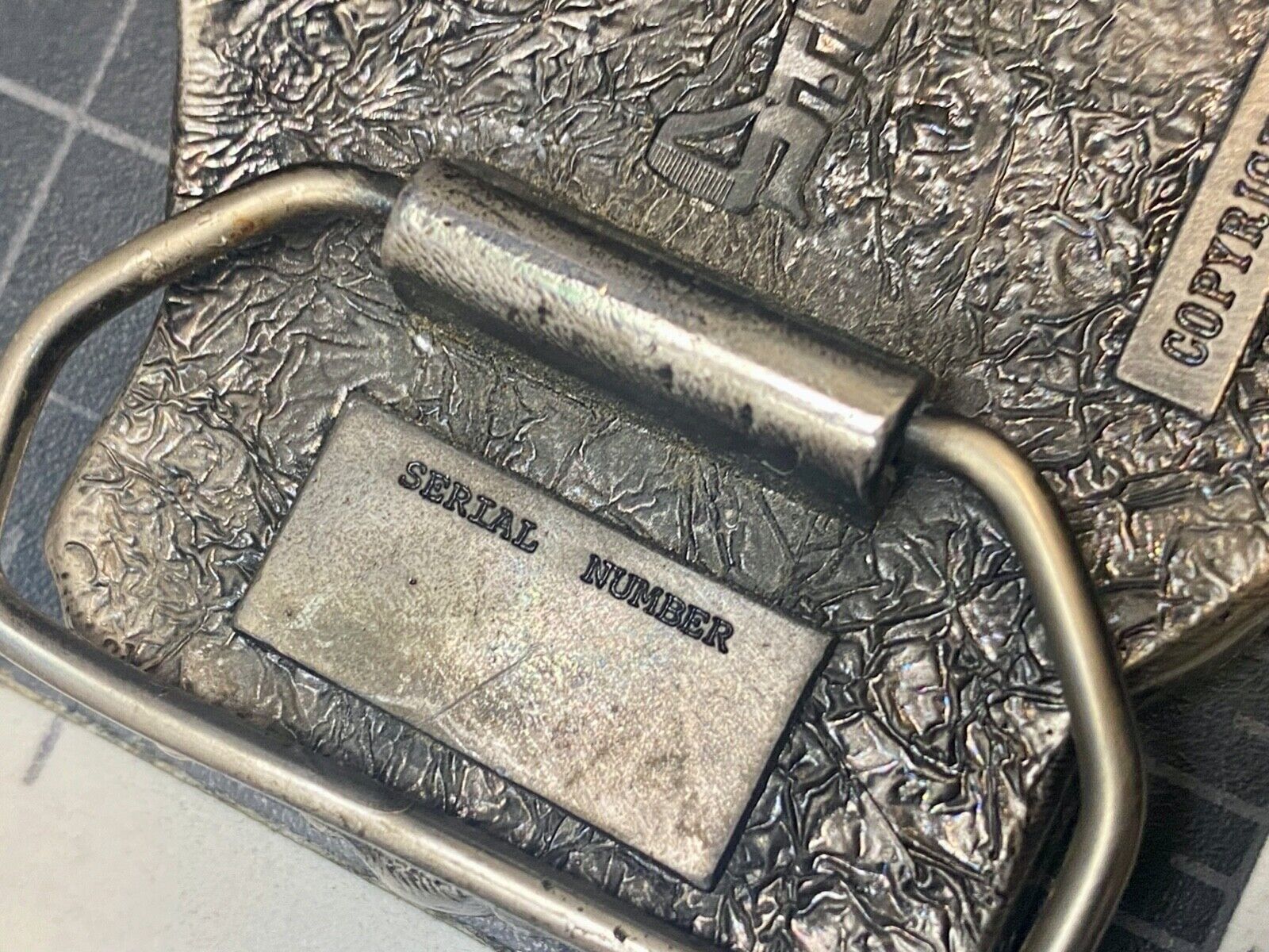 Amazing - Hunting Diving Flying American Eagle Belt Buckle - Vintage 1979 Studio