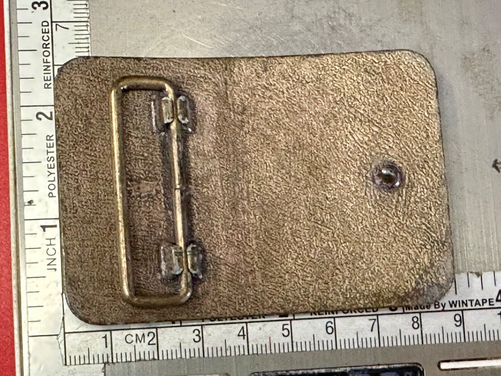 Vintage Arizona Downs Jockeys on Horses Racetrack vtg.  Brass Tone Belt Buckle