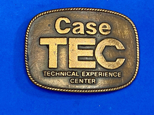 Vintage Case Tractors Tec Technical Experience Center Belt Buckle
