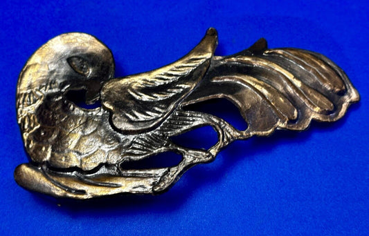 Unique Cockatoo Bird Parrot Figural Cutout Belt Buckle by Pyramid Belt Co