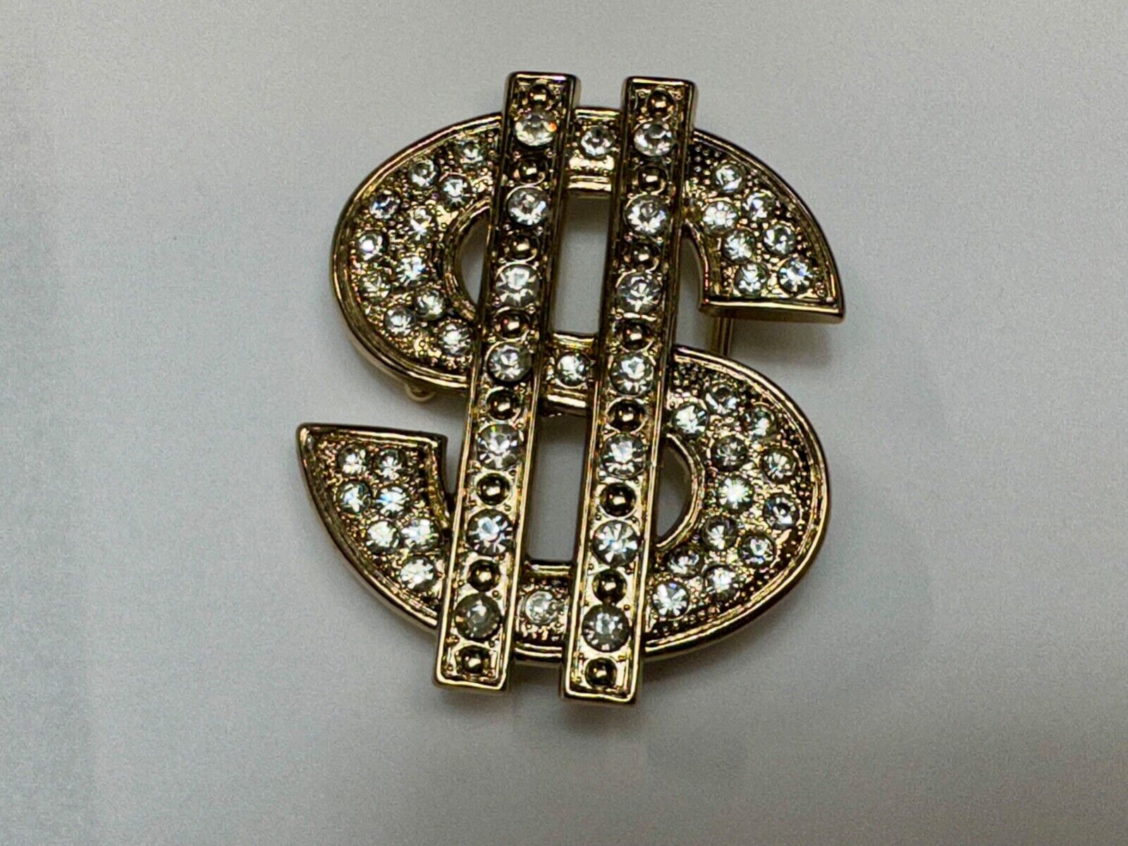 All about the $ - Jeweled Rhinestone covered Dollar Sign money cutout belt buck