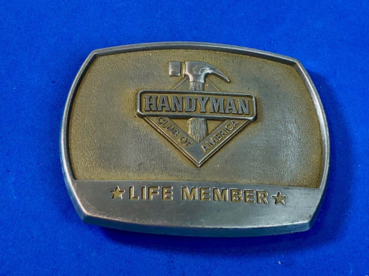 Vintage Handyman club of America Belt Buckle - Mom's Dads Wife Gift Belt Buckle 