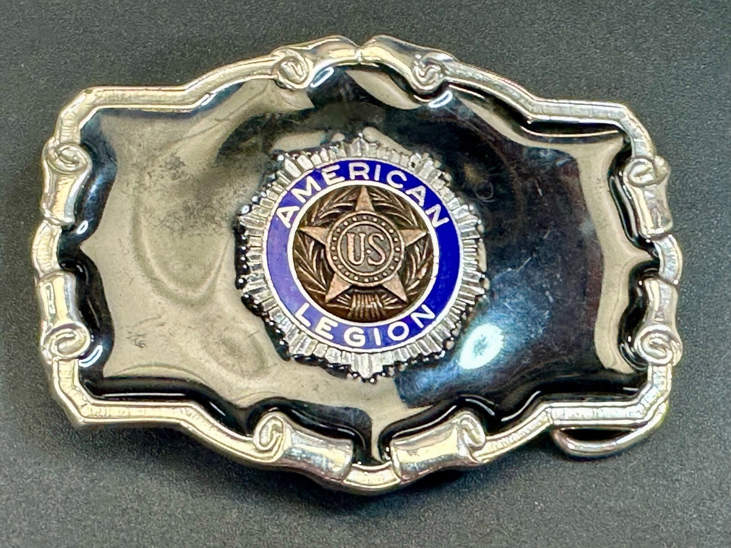 American Legion U.S. War Veterans Organization Commemorative Belt Buckle - W USA