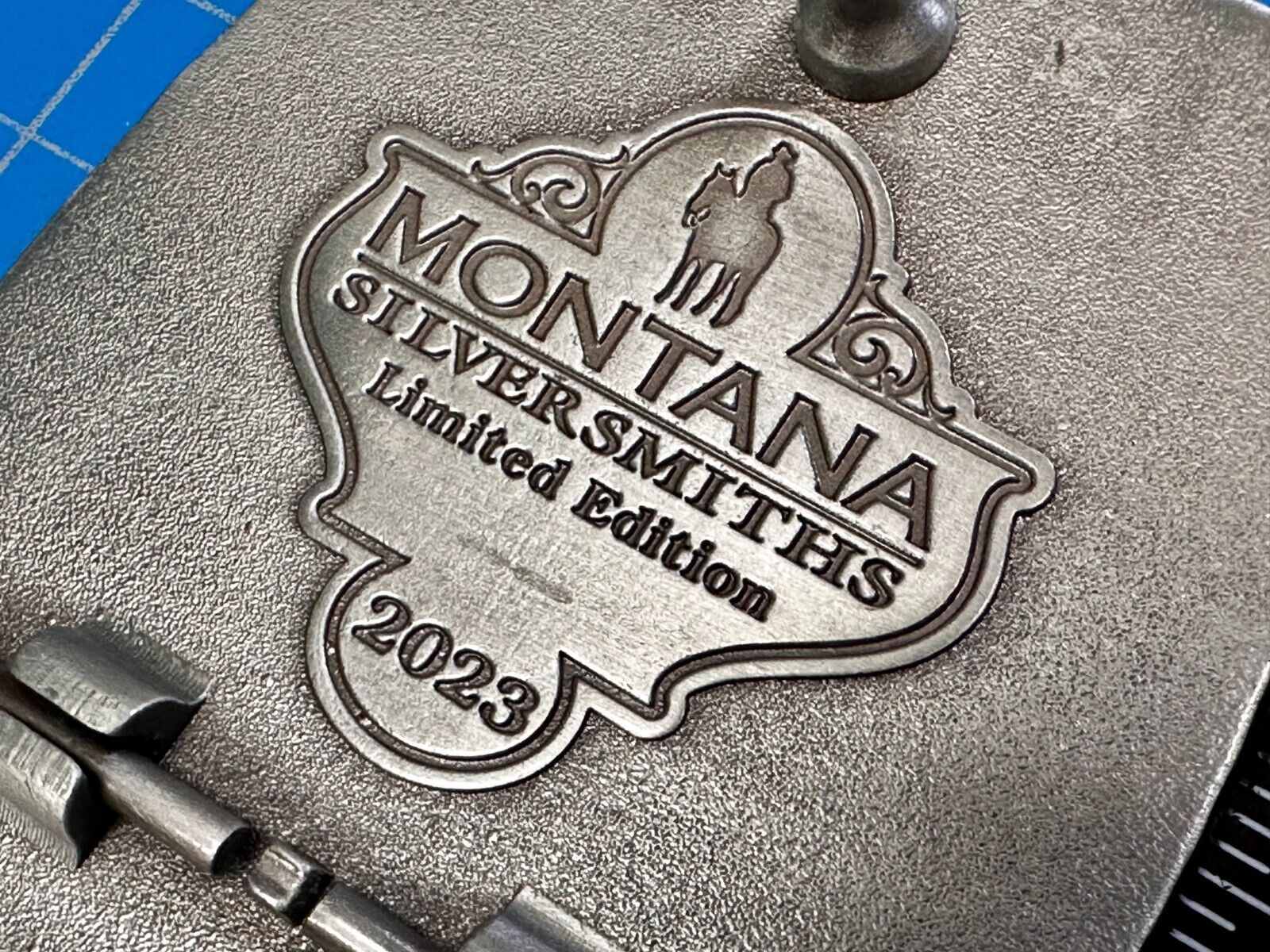 2023 Pendleton Whiskey Leter Buck Rodeo Cowboys Montana Silversmiths Belt Buckle