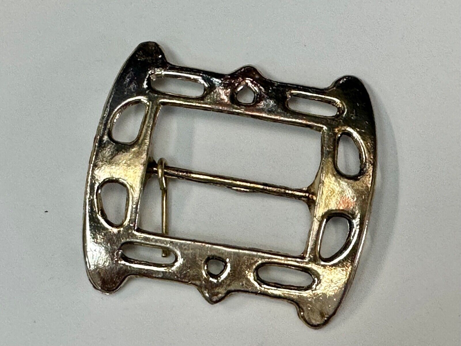 Victorian Vibe see through Rectangular center bar replacement belt buckle