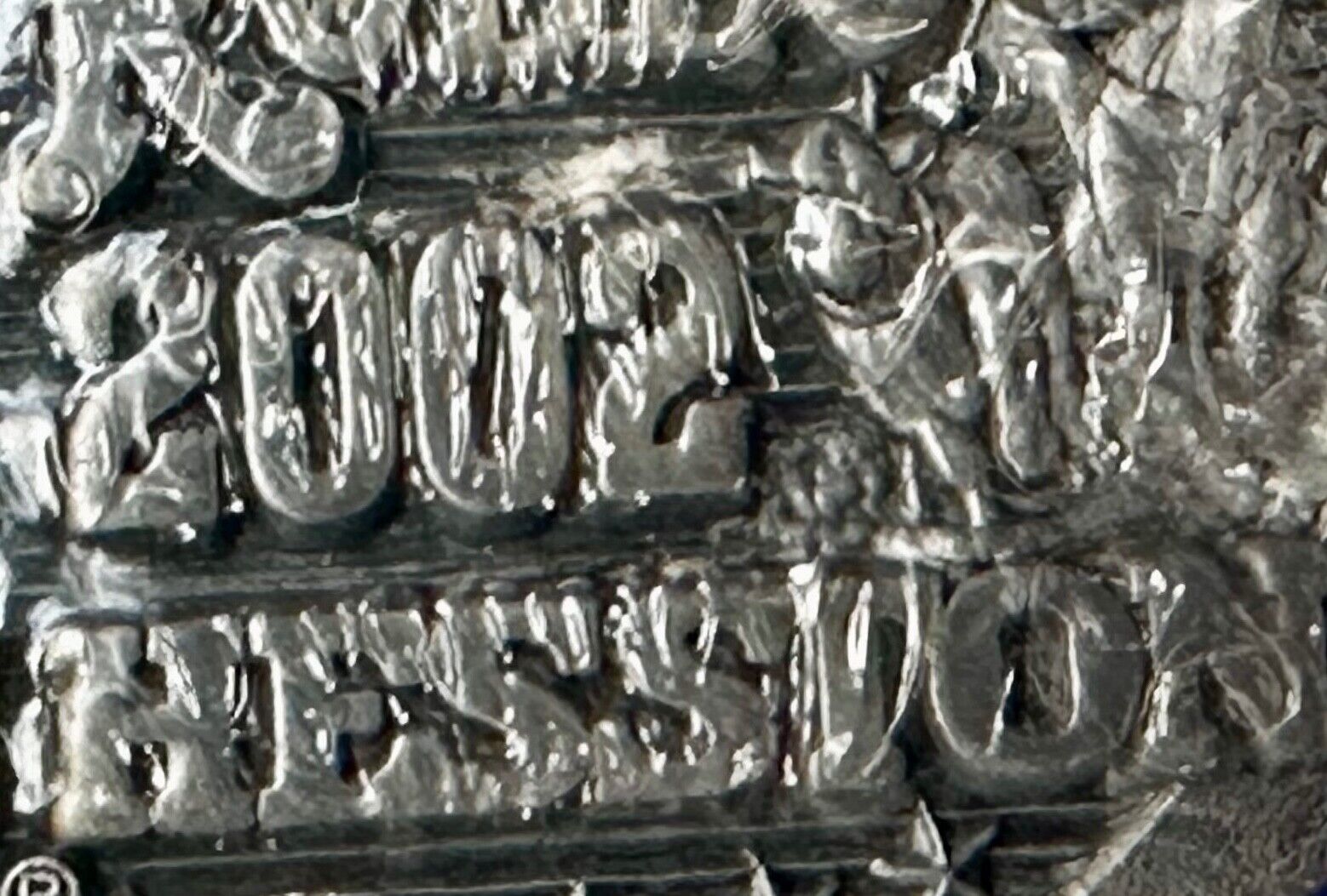 2002 NFR National Finals Rodeo  NOS Youth Size Montana Silversmiths Belt Buckle