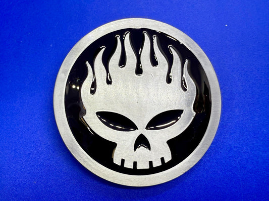 The Offspring Manic Subsidal Skull Album Tour Punk Rock Band Belt Buckle