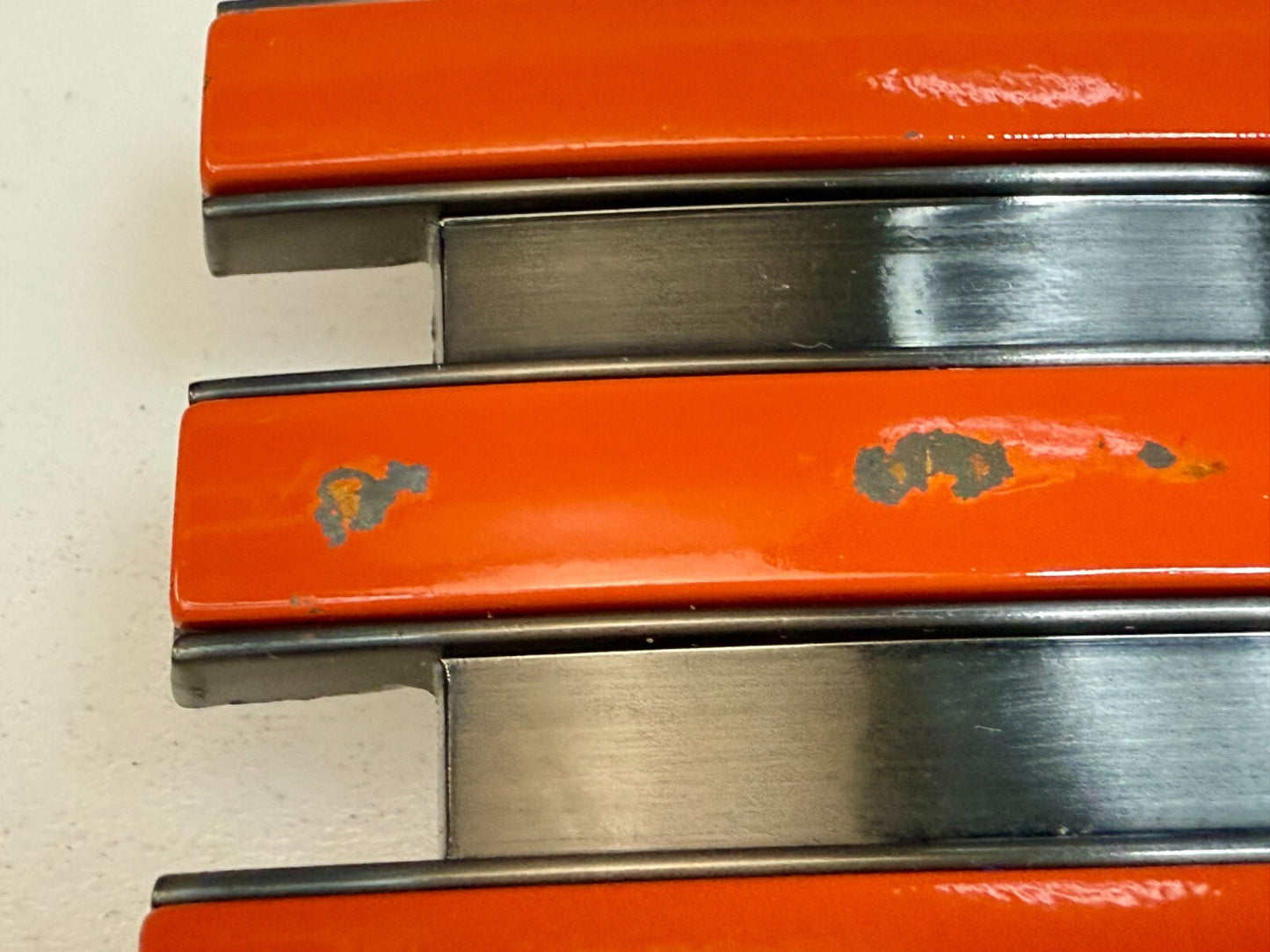 Adidas Golf Trophy Used Belt buckle - Orange on black stripes