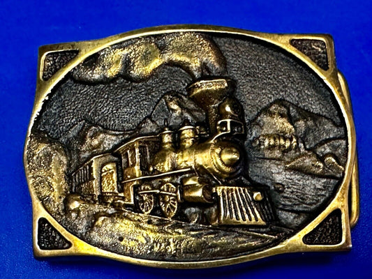 American Train Collection RailRoad Heritage Registered Collection Belt Buckle