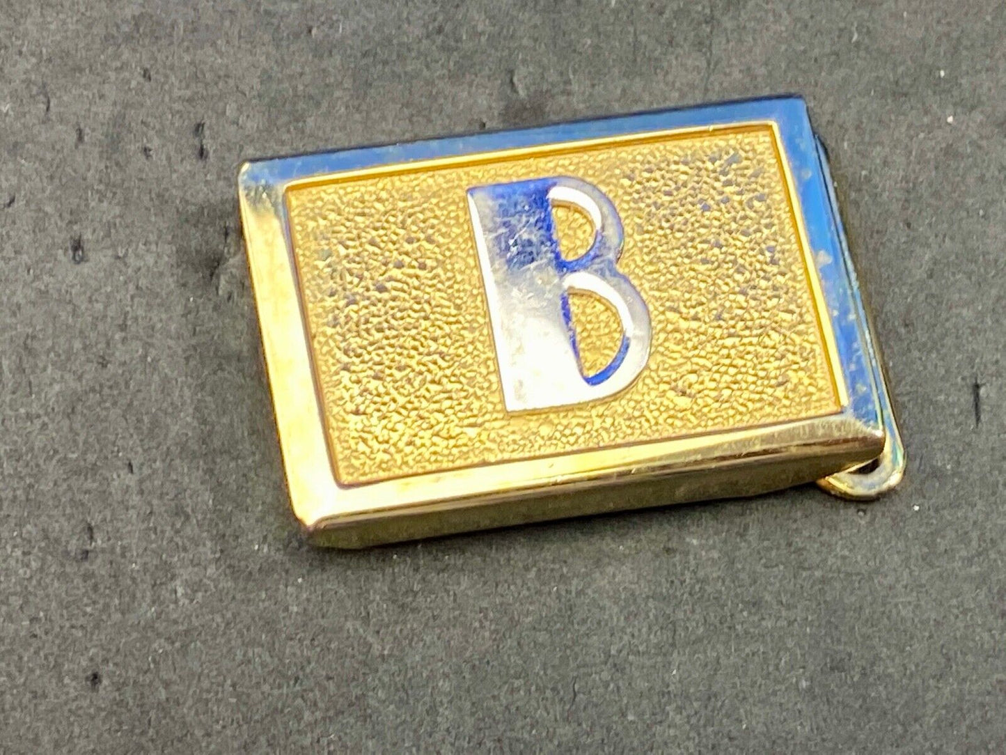 Vintage Letter B Initial Pioneer Brand Monogrammed Petite Belt Buckle 