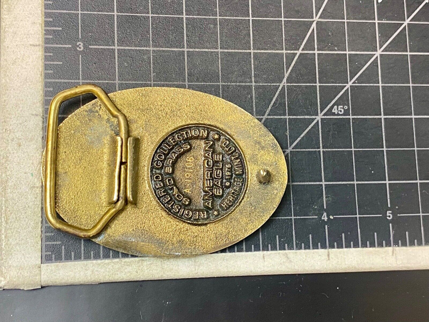 American Eagle Vintage 1976 Heritage Mint LTD United We Stand belt buckle