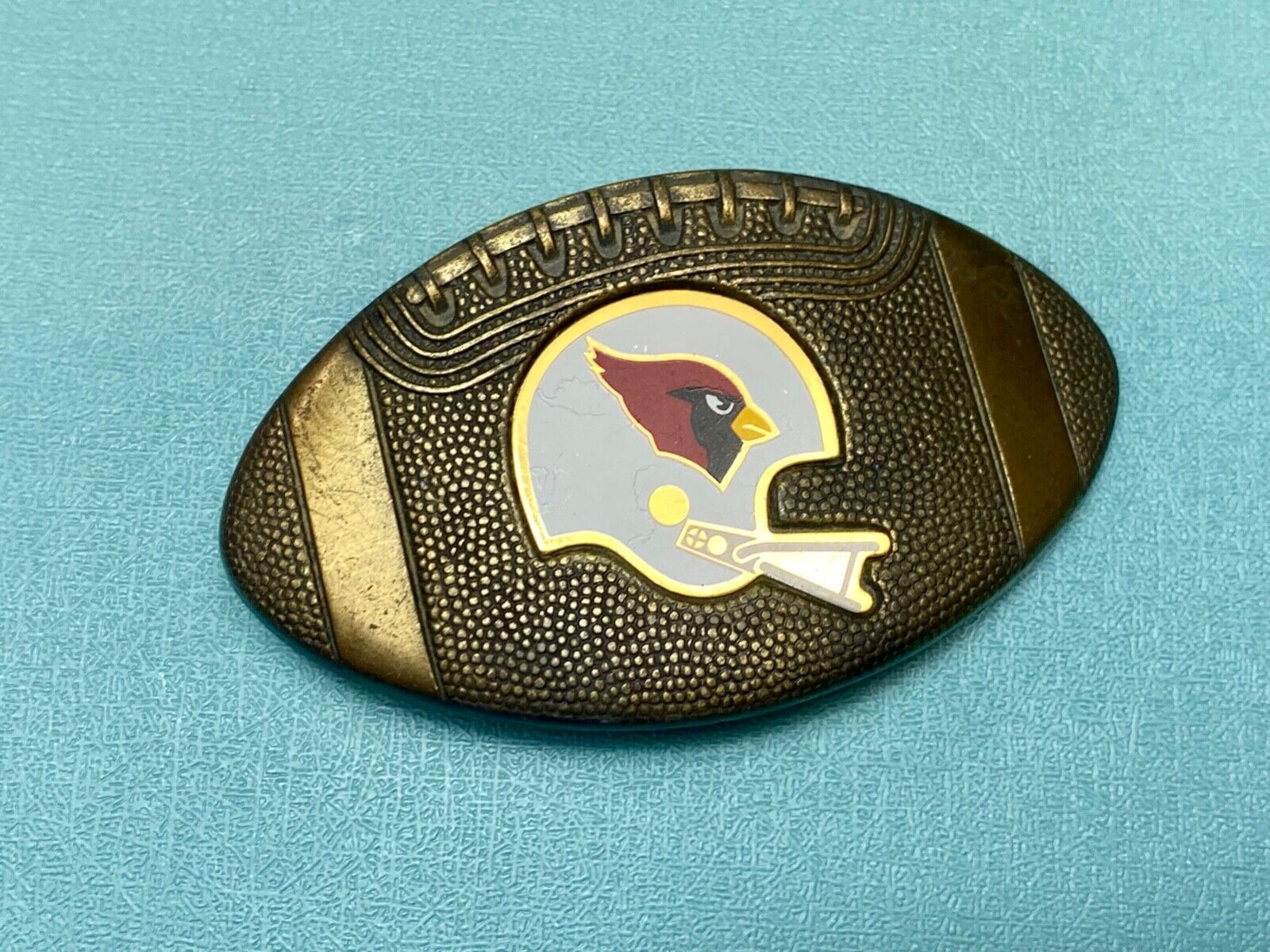 Vintage 1979 Arizona Cardinals Football team Belt Buckle VINTAGE NFL Properties