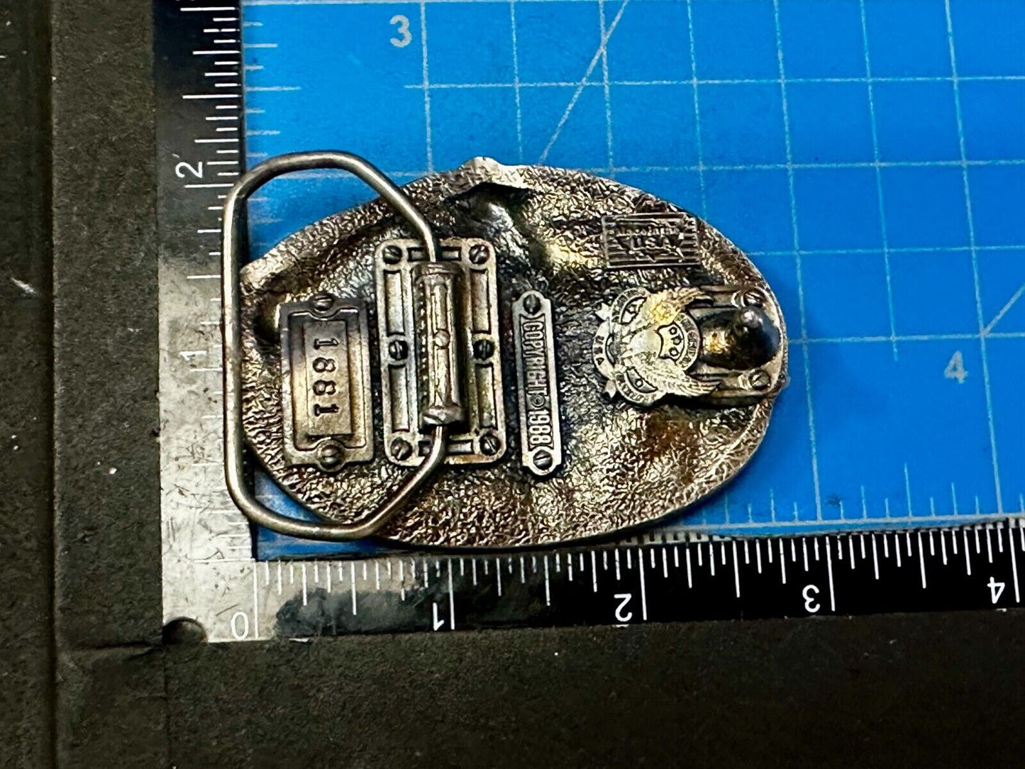 A Breed Apart Construction Worker Commemorative Vintage 1988 Belt Buckle