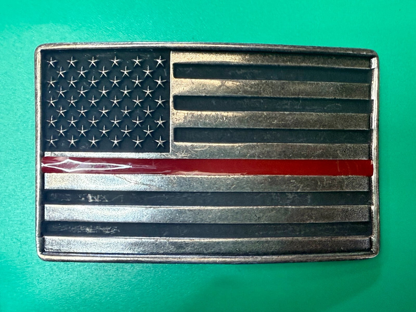 USA United States Flag American Pride Patriotic Montana Silversmiths Belt Buckle