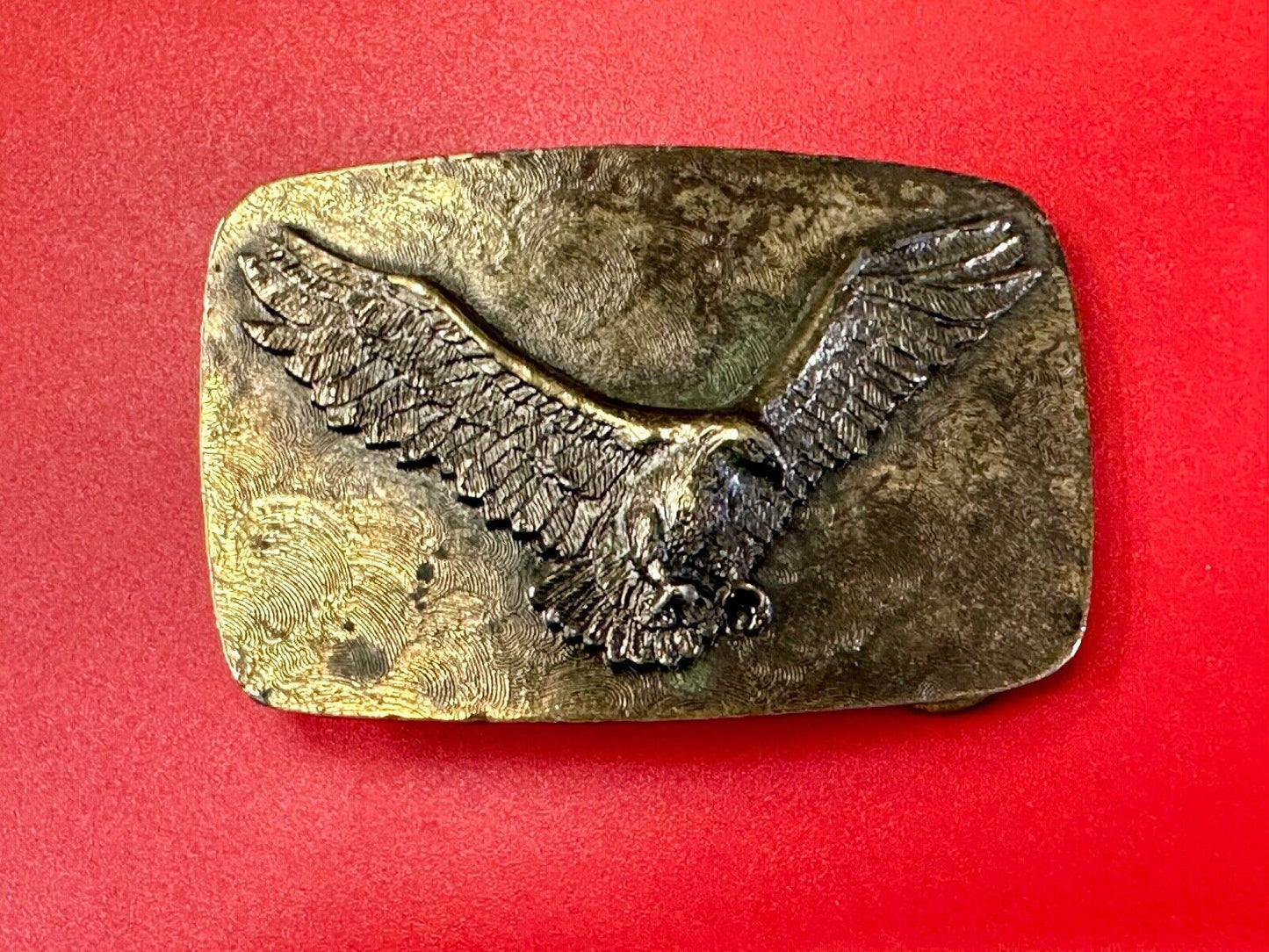 Majestic Patriotic EAGLE Vtg.  1981 The Great American belt buckle Commemorative