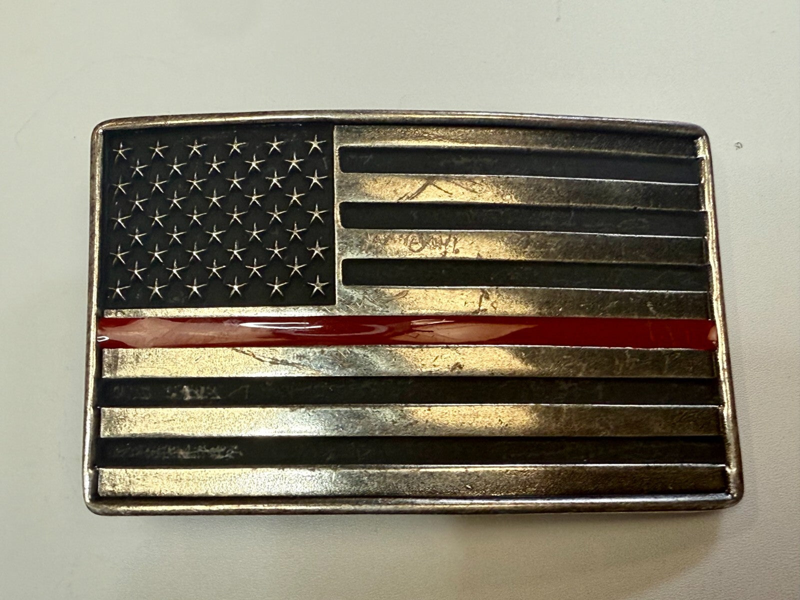 USA United States Flag American Pride Patriotic Montana Silversmiths Belt Buckle