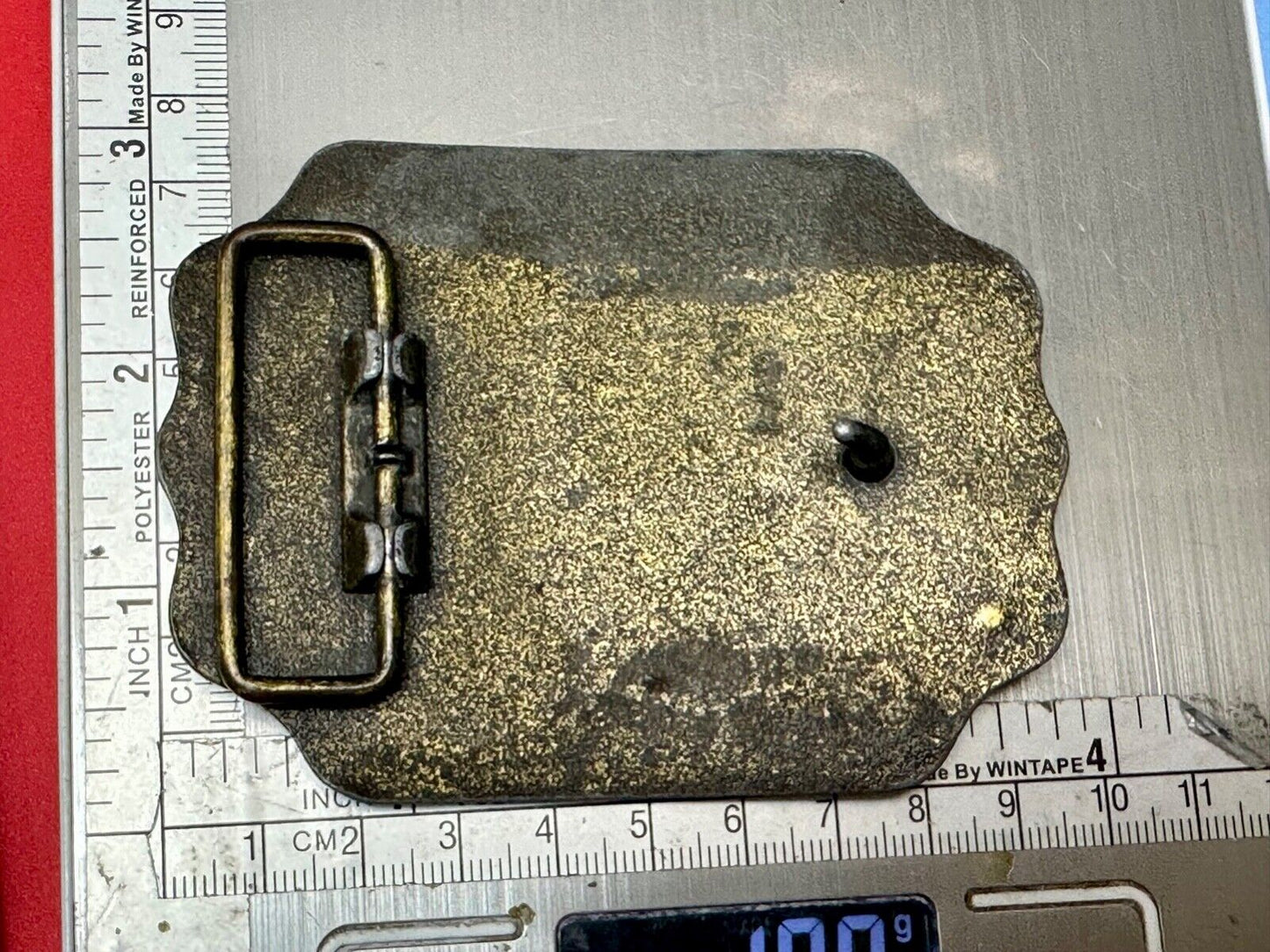America's Heroes Firefighters Fire Department BOSTON MA Vintage belt buckle