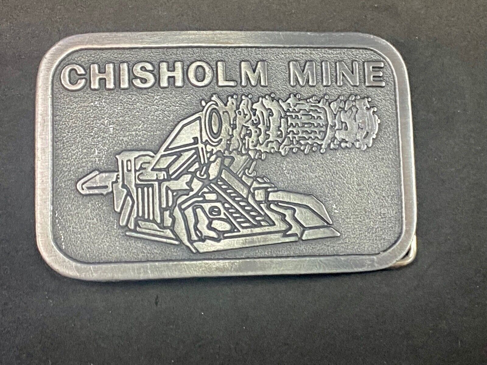 Vintage Belt Buckle Minnesota Chisholm, Mn Iron Mine -  Museum Of Mining 