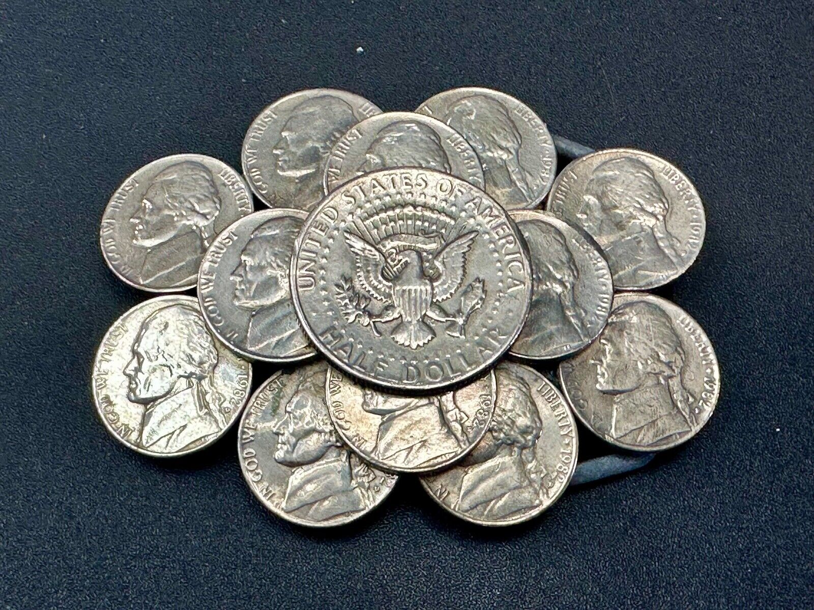 Artisan Rare Coin Collectors Vintage Belt Buckle