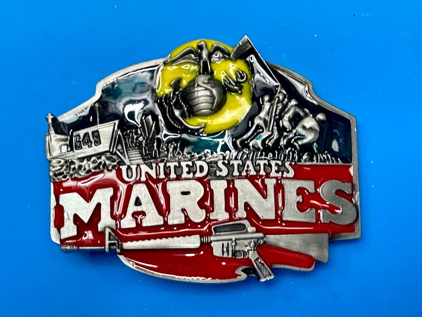 United States Marines NOS America Military Commemorative Belt Buckle