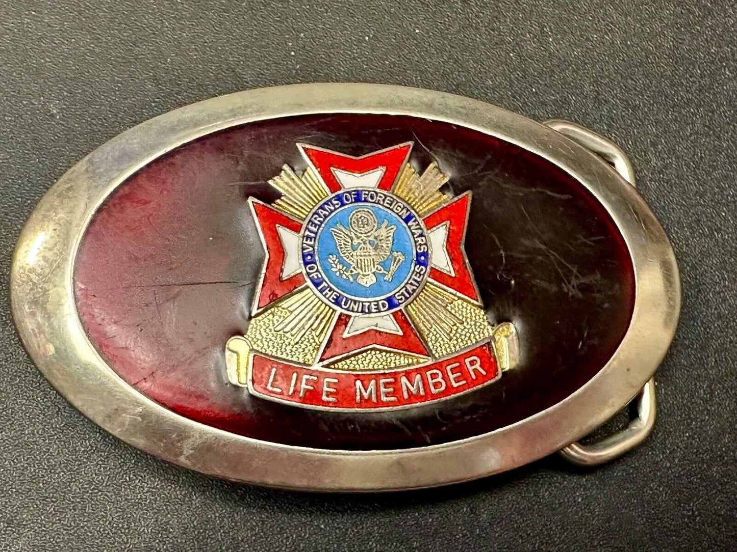 Veterans of foreign wars of the united States of America Vintage Belt Buckle VFW