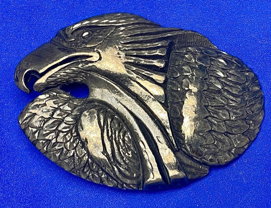 American Bald Eagle Head Bust belt buckle stamped EJC-95