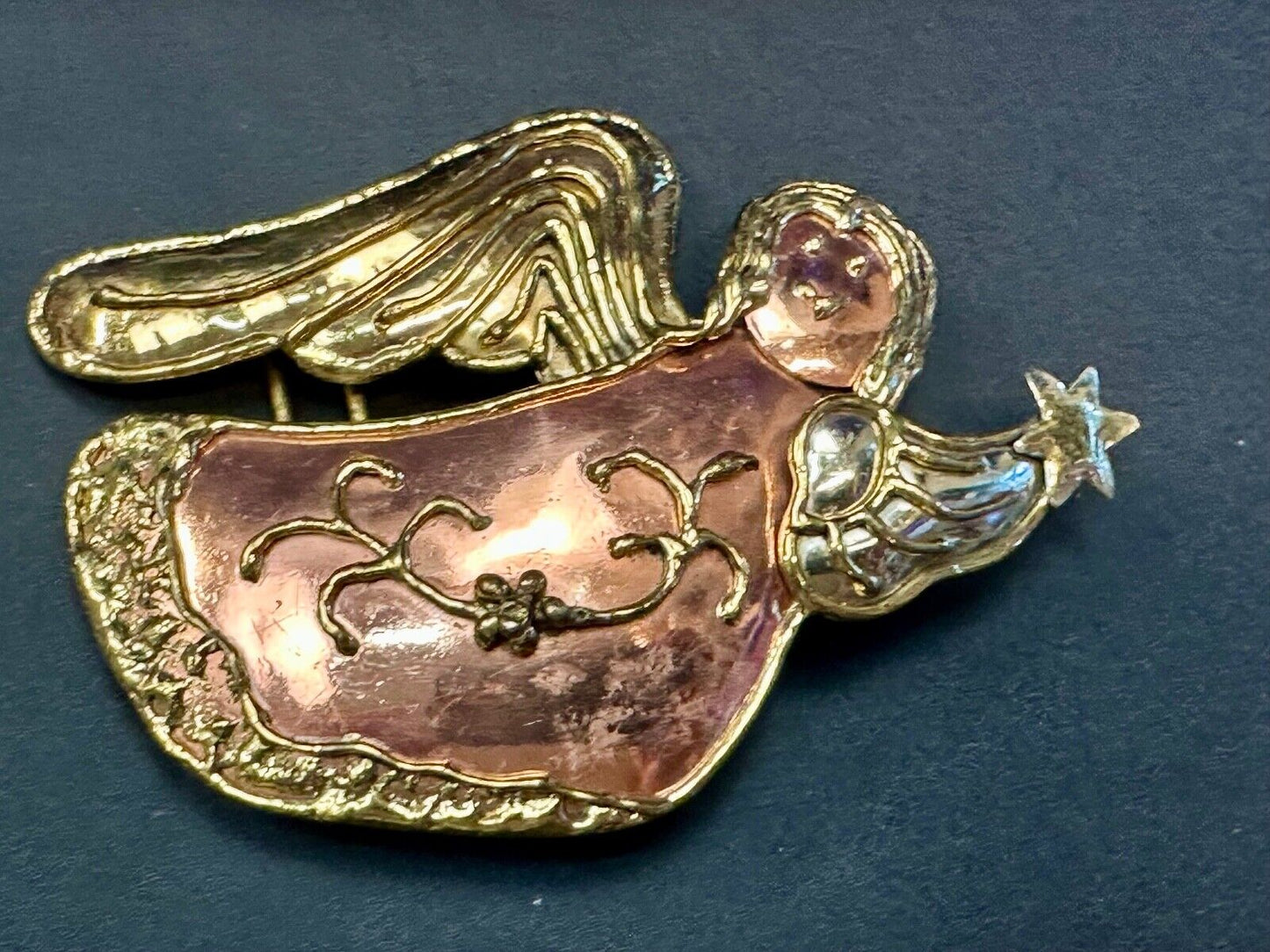 ANGLE Vintage mixed metal belt slide