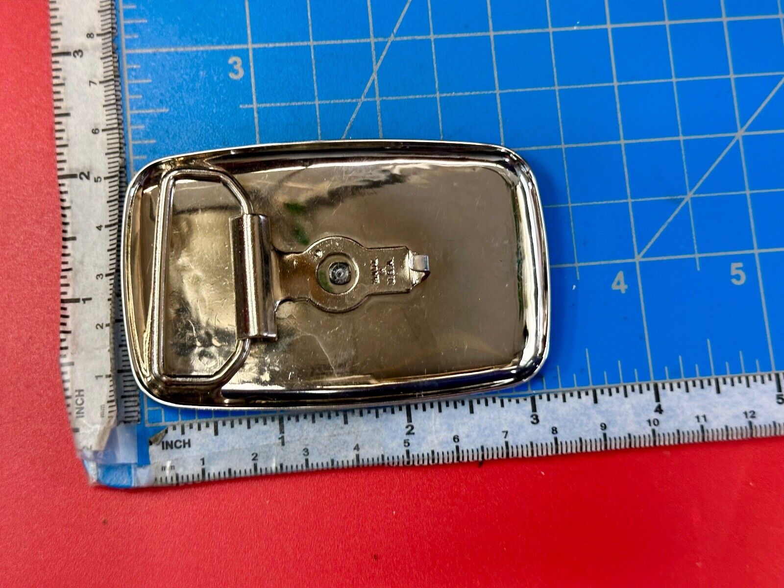 vintage horse head western two tone rectangular belt buckle for cowgirls cowboys