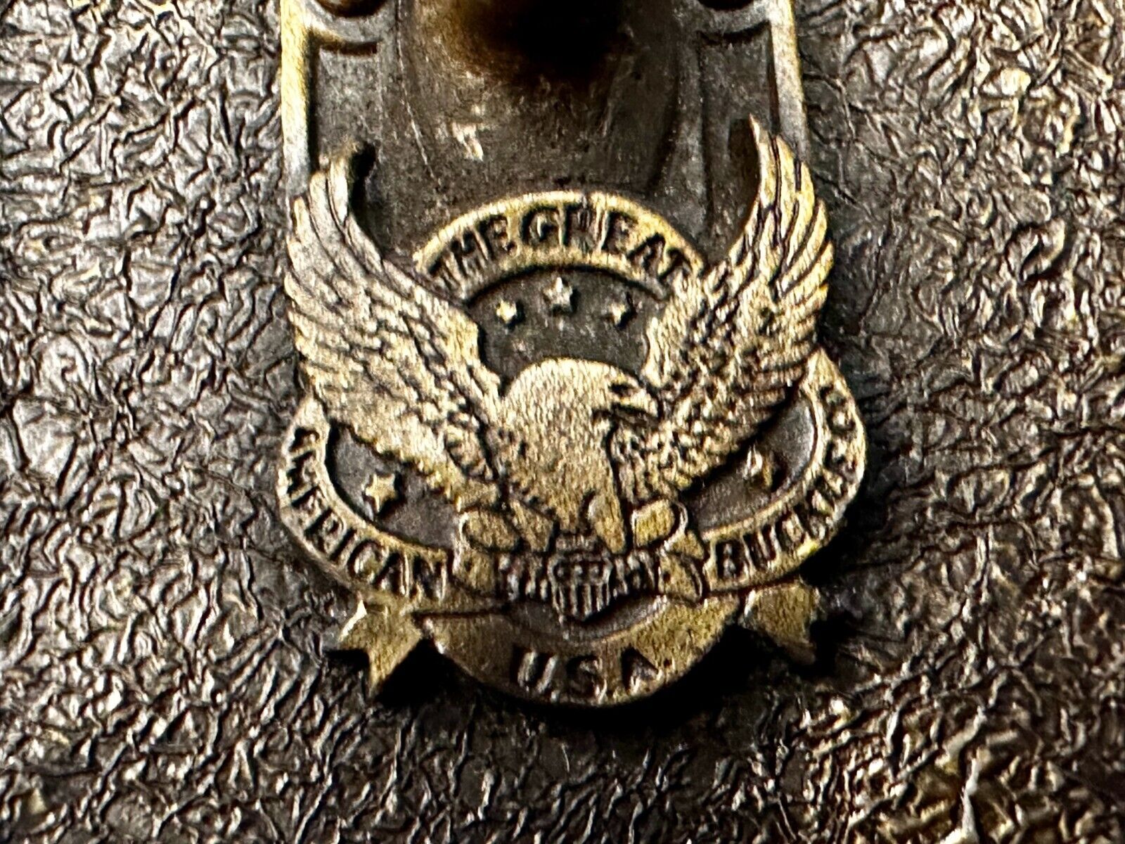 1988 Bass Anglers Sportsman Society Club Great American Belt Buckle