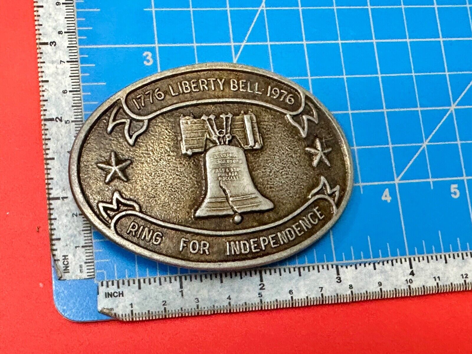 1976 Ring For Independence Bicentennial  LIBERTY BELL USA belt buckle