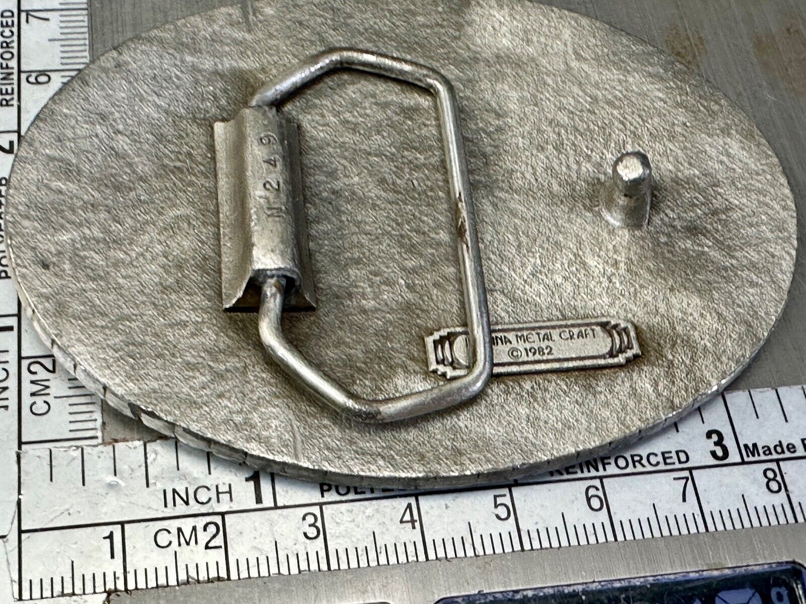 Arabian Horse commemorative Indiana Metal Craft Vintage 1982  belt buckle