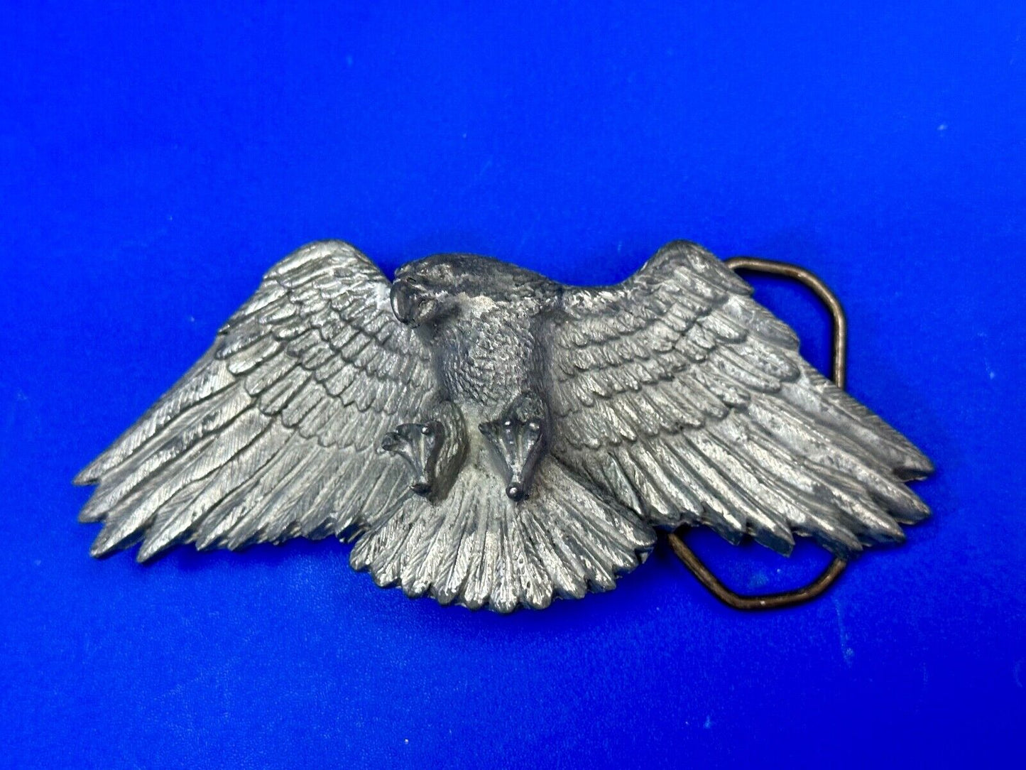 Vintage Figural Eagle Patriotic American USA Great American belt buckle Co