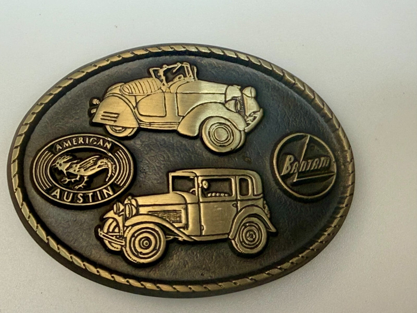 American Bantam Austin Classic Car Automobile Collectors Vintage NOS Belt Buckle
