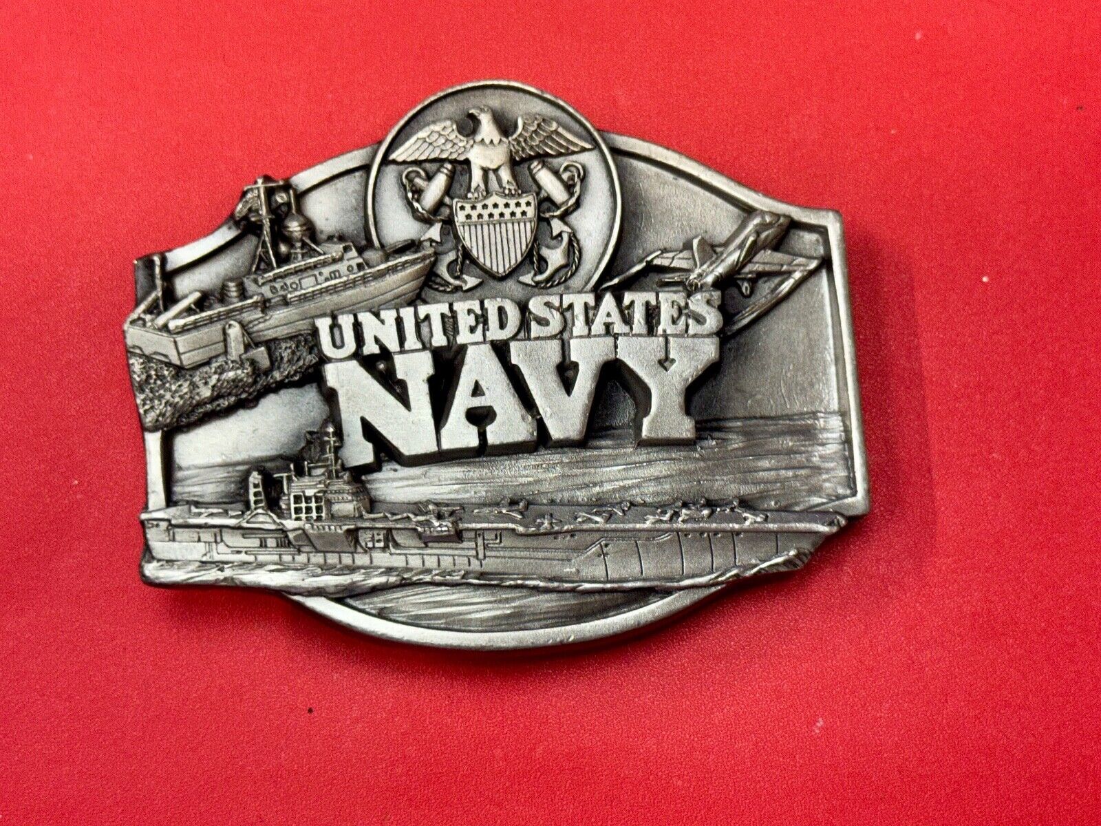 United States Navy USA Continental Congress Vintage 1987 Belt Buckle by Siskiyou