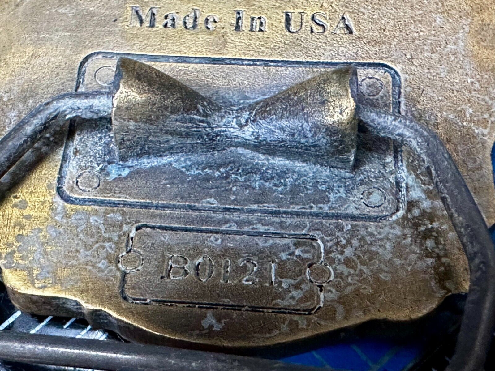 United States Navy Eagle Seal Vintage 1999 Commemorative Belt Buckle B.B. INC