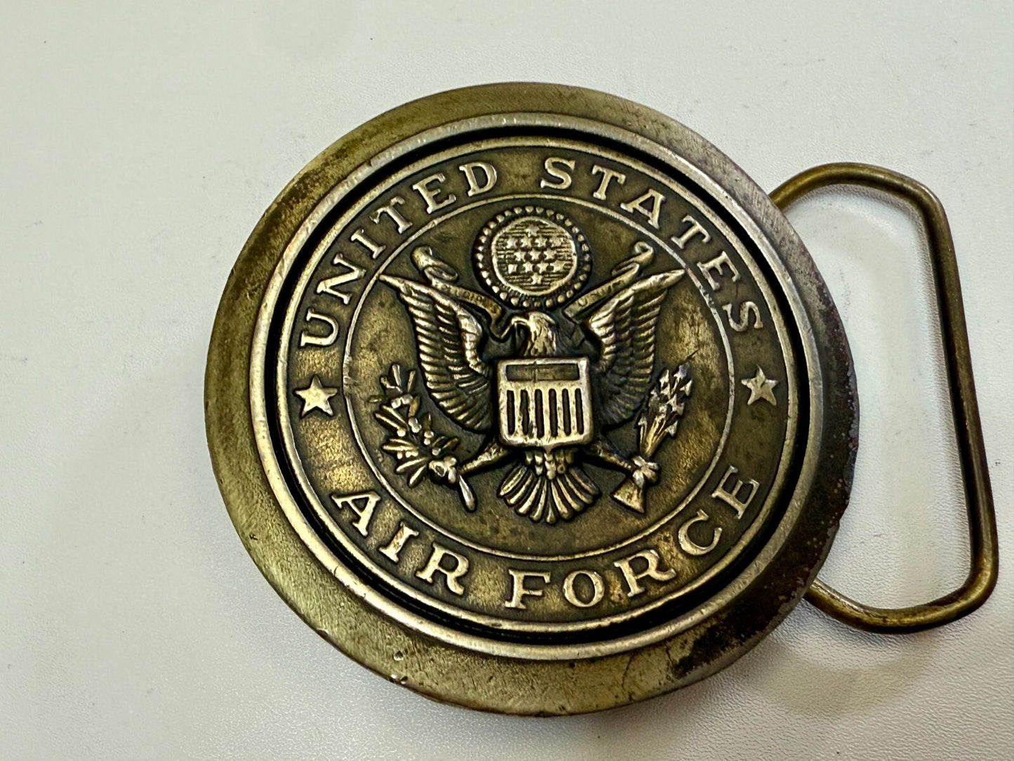 United States Air Force Vintage 1977 Limited Edition Great American Belt Buckle