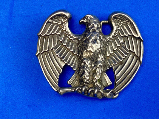 Vintage Avon silver color metal cut out EAGLE belt buckle 