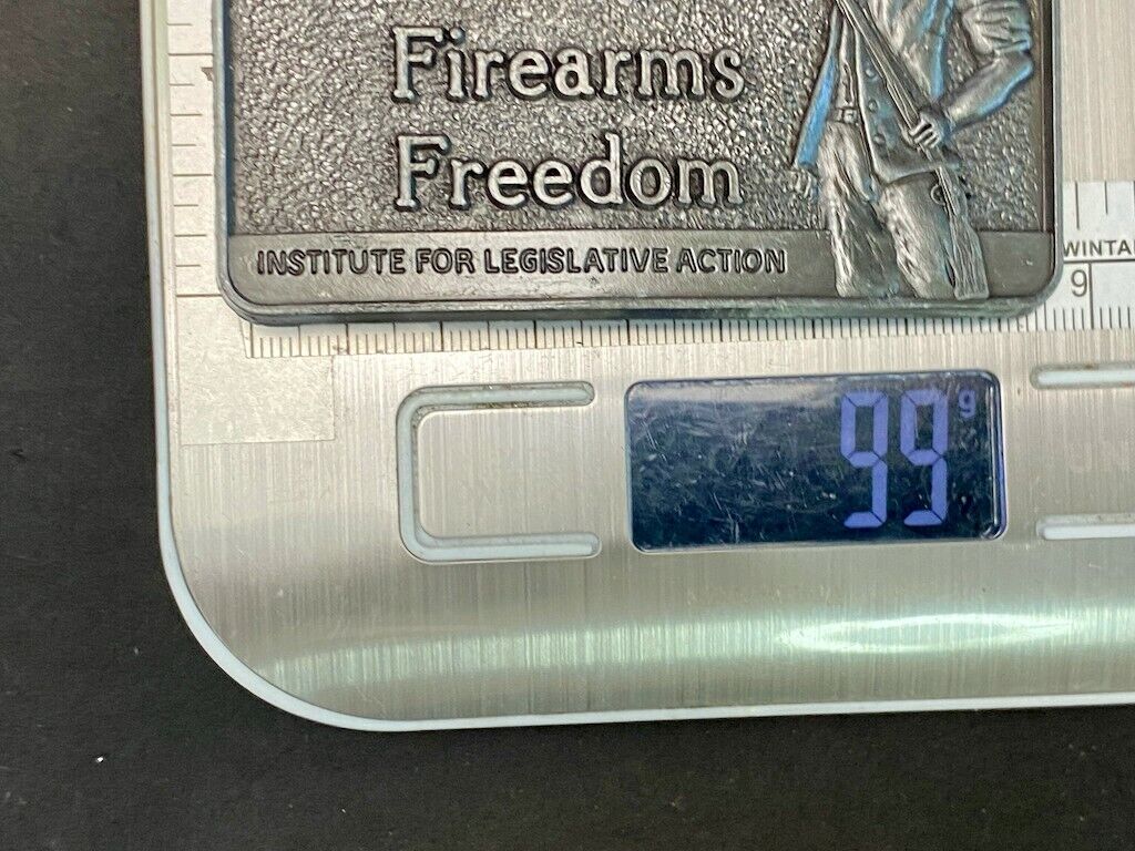Vimntage 1985 Nra Defender Of Firearms Freedom Belt Buckle