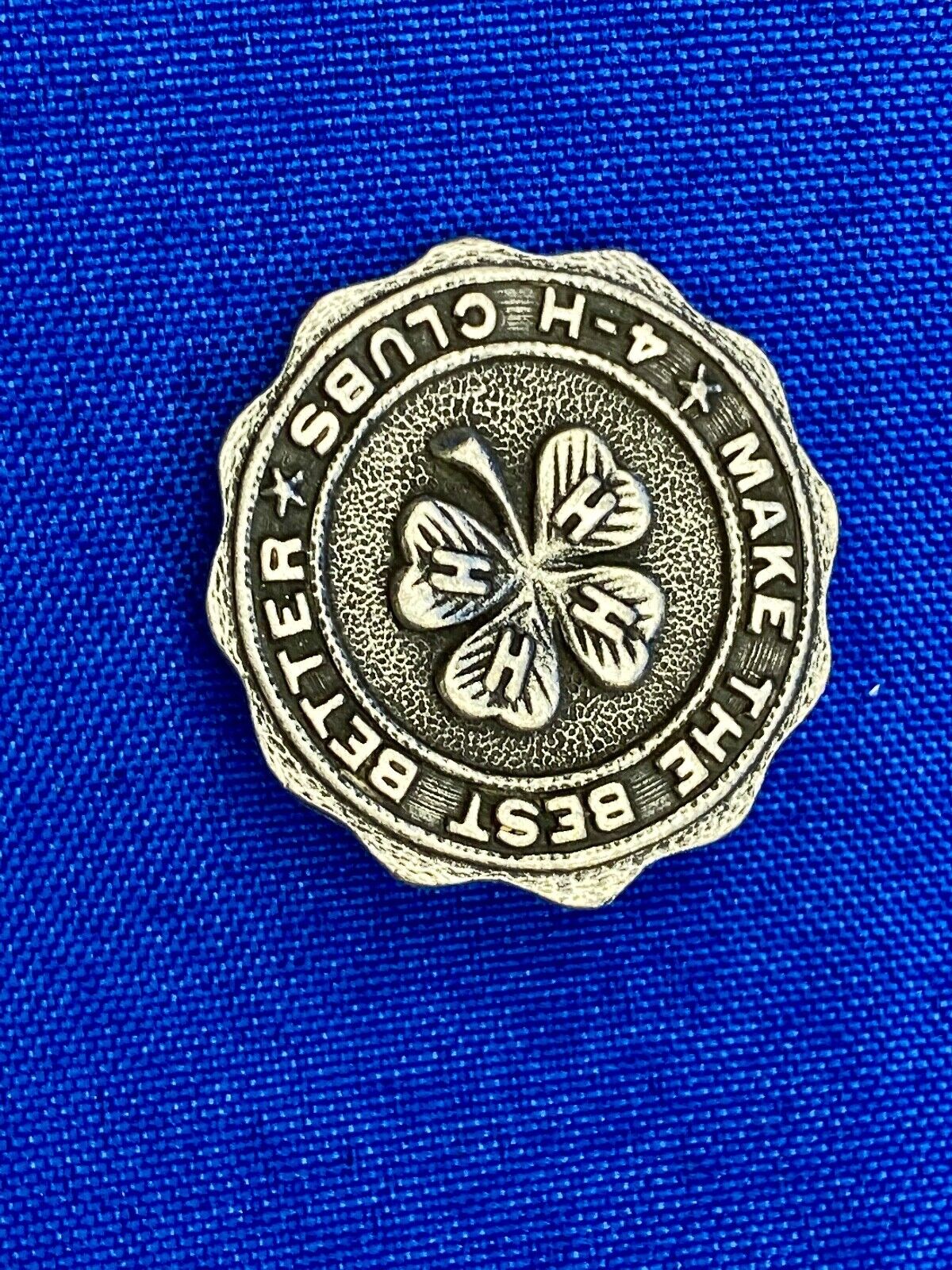 4H Club  Make The Best Better Silver Color Collectable Pin